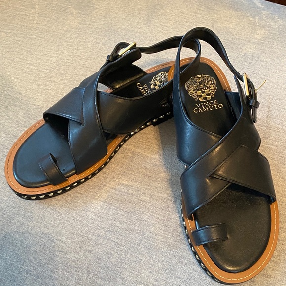 Vince Camuto Shoes - Vince Camuto Black Ceila Sandle NWOT